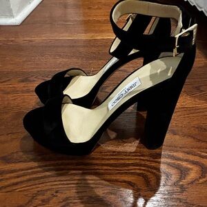 Jimmy Choo Black Velvet Platforms. 40.5. NWT.